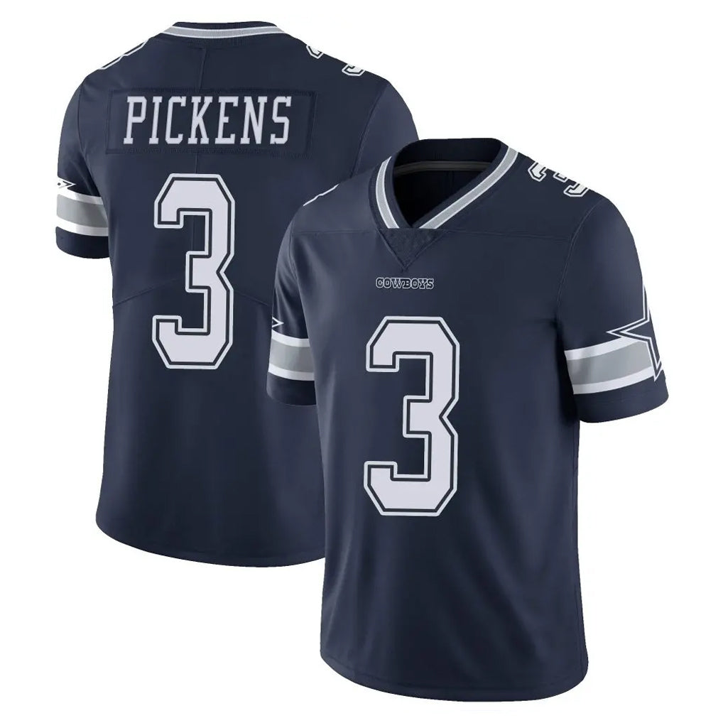 My Store D.Cowboys #3 George Pickens Player Navy Vapor Untouchable Limited Home Game Stitched Jerseys