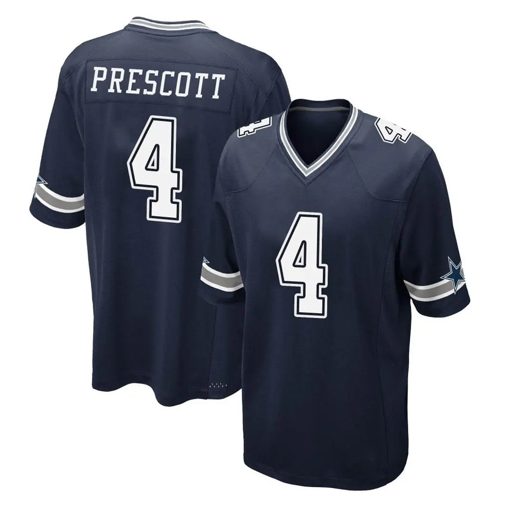 My Store D.Cowboys #4 Dak Prescott Player Navy Home Game Stitched Jerseys