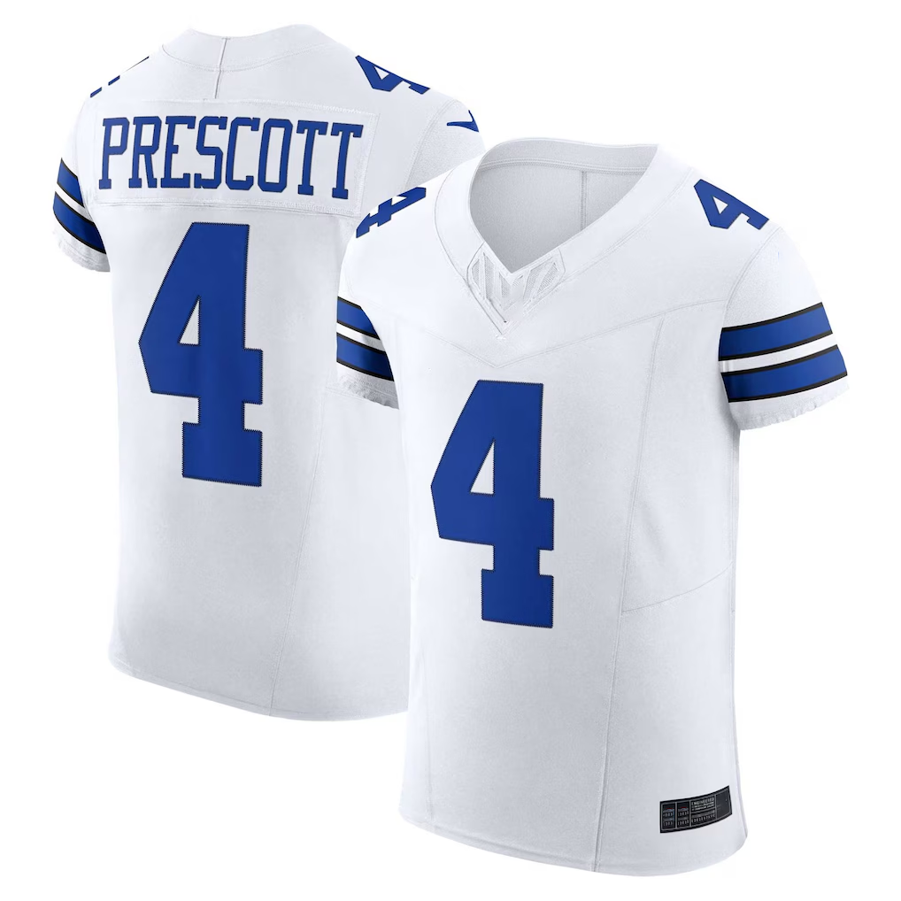 My Store D.Cowboys #4 Dak Prescott White Vapor F.U.S.E. Elite Stitched Jerseys