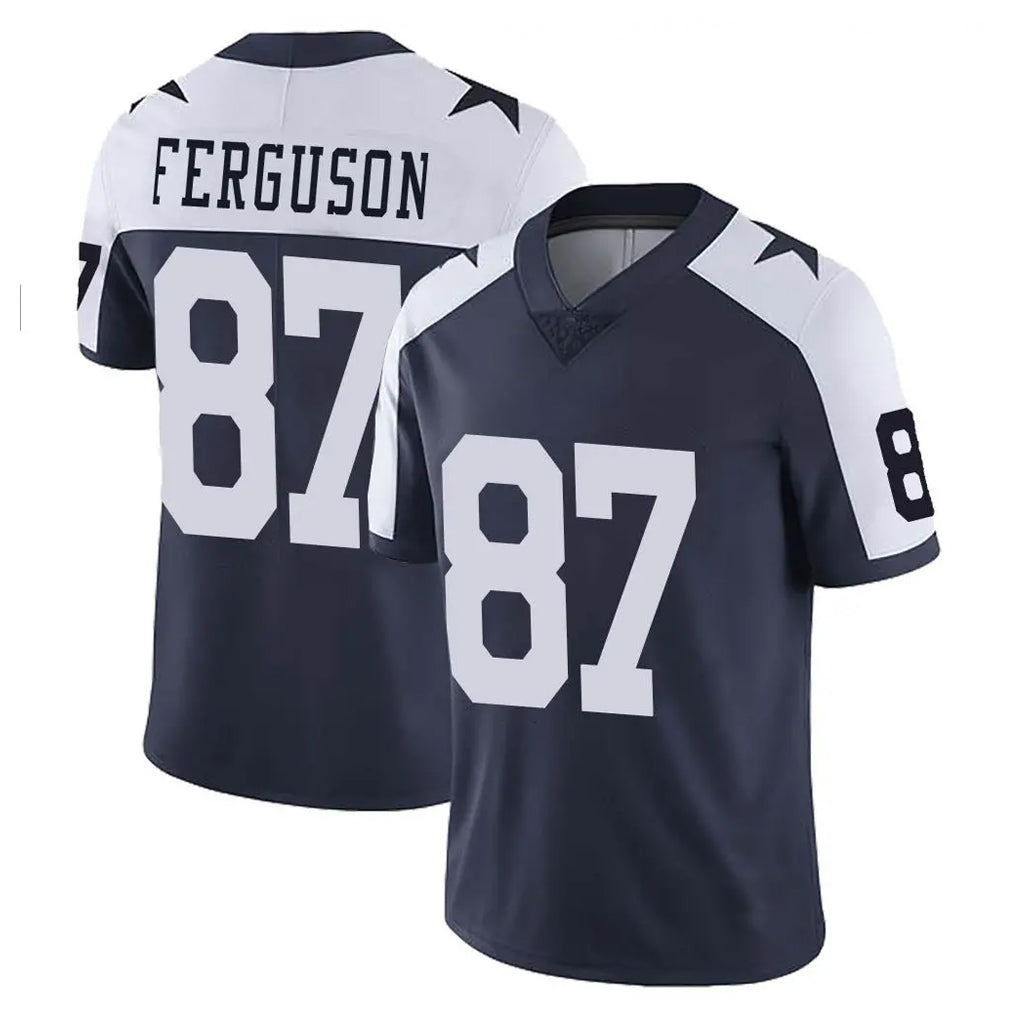My Store D.Cowboys #87 Jake Ferguson Player Navy-White Limited Alternate Vapor Untouchable Home Game Stitched Jerseys