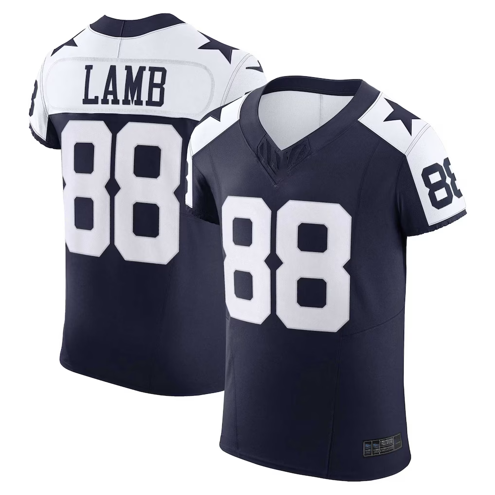 My Store D.Cowboys #88 CeeDee Lamb Navy Alternate Vapor F.U.S.E. Elite Stitched Jerseys