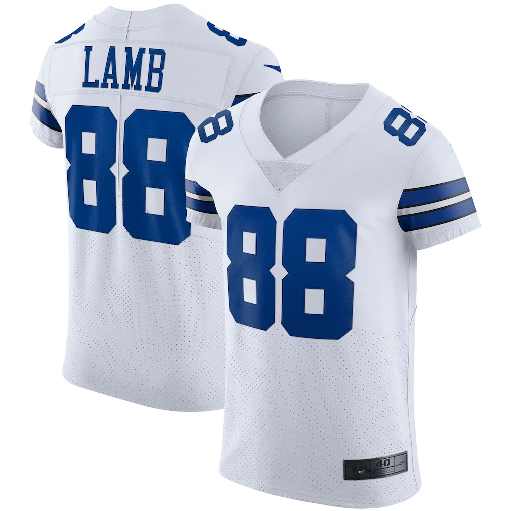My Store D.Cowboys #88 CeeDee Lamb White Vapor Elite Stitched Jerseys