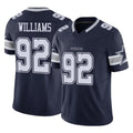 My Store D.Cowboys #92 Quinnen Williams Player Navy Limited Vapor F.U.S.E. Home Game Stitched Jerseys