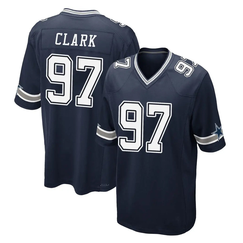 My Store D.Cowboys #97 Kenny Clark Player Navy Home Game Stitched Jerseys