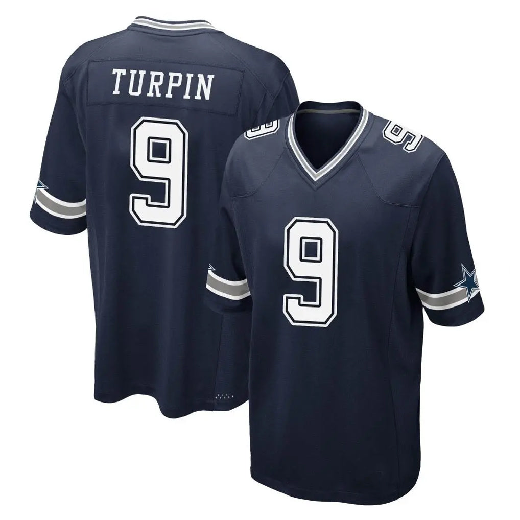 My Store D.Cowboys #9 KaVontae Turpin Player Navy Home Game Stitched Jerseys