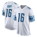 My Store D.Lions #16 Jared Goff Player White Home Game Stitched Jerseys