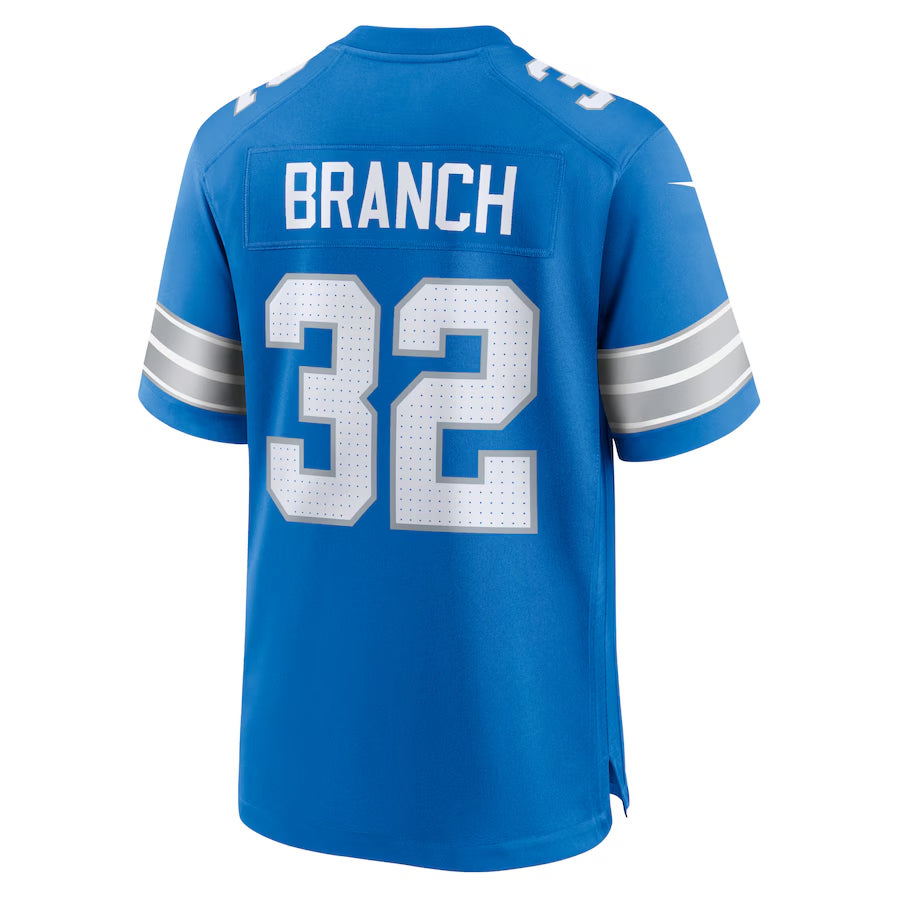 My Store D.Lions #32 Brian Branch Player Blue Home Game Stitched Jerseys