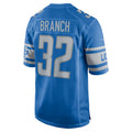 My Store D.Lions #32 Brian Branch Player Blue Replica Game Stitched Jerseys