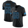 My Store D.Lions #58 Penei Sewell Player Limited Black Impact Stitched Jerseys