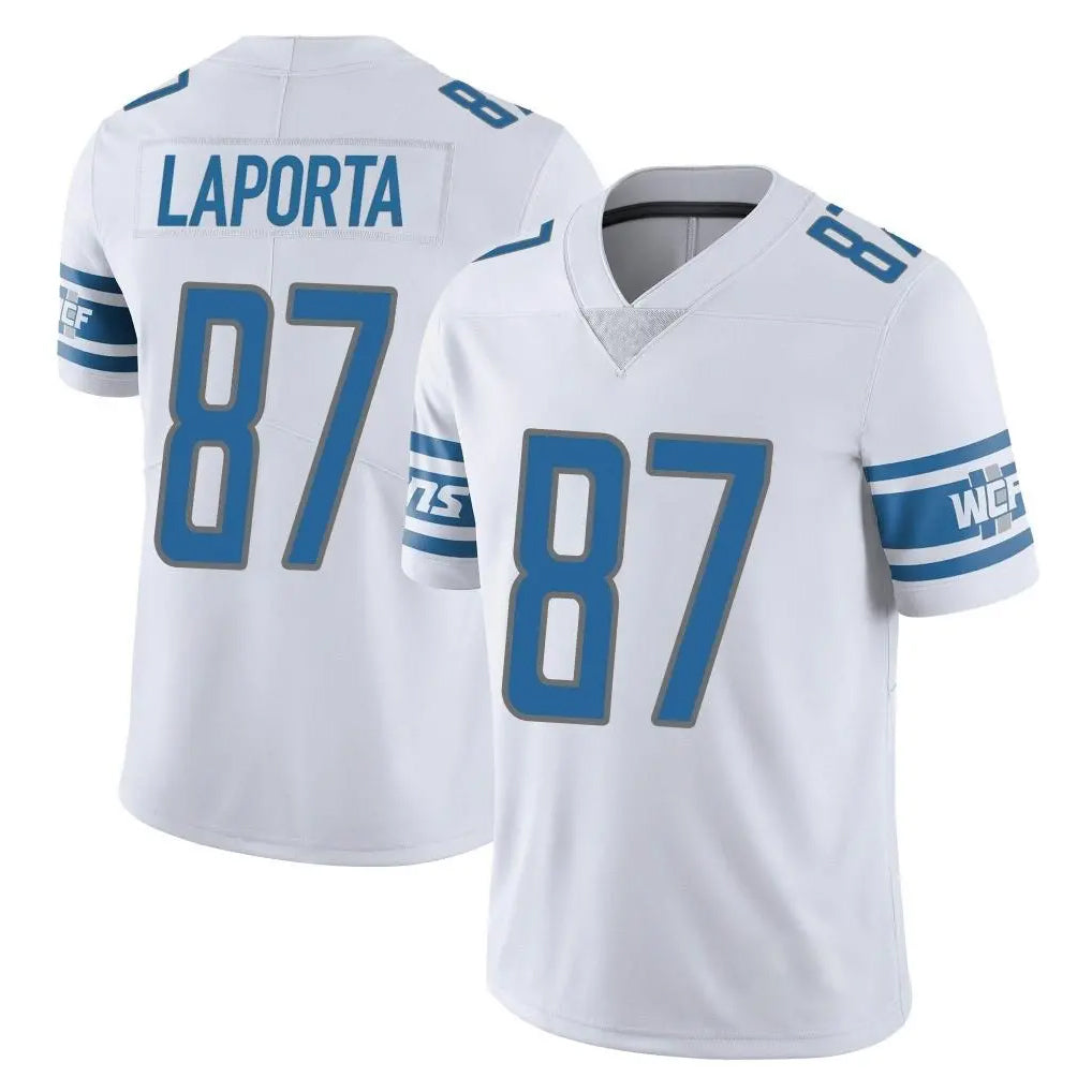 My Store D.Lions #87 Sam LaPorta Player White Limited Vapor Untouchable Home Game Stitched Jerseys