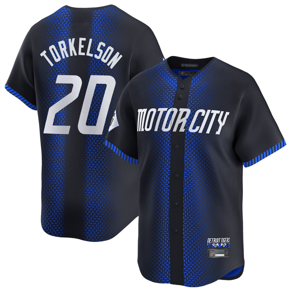 My Store D.Tigers #20 Spencer Torkelson Player Navy City Connect Home Limited Stitched Jerseys