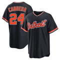 My Store D.Tigers #24 Miguel Cabrera Player Navy Home Game Stitched Jerseys