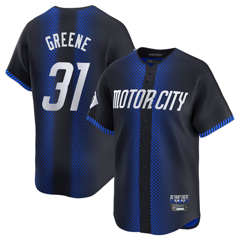 My Store D.Tigers #31 Riley Greene Player Navy City Connect Home Limited Stitched Jerseys