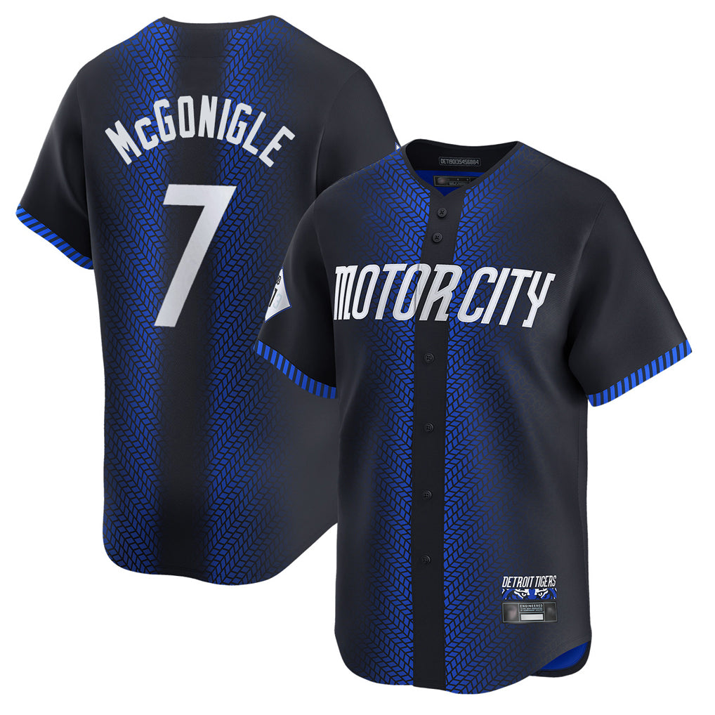 My Store D.Tigers #7 Kevin McGonigle Player Navy City Connect Home Limited Stitched Jerseys