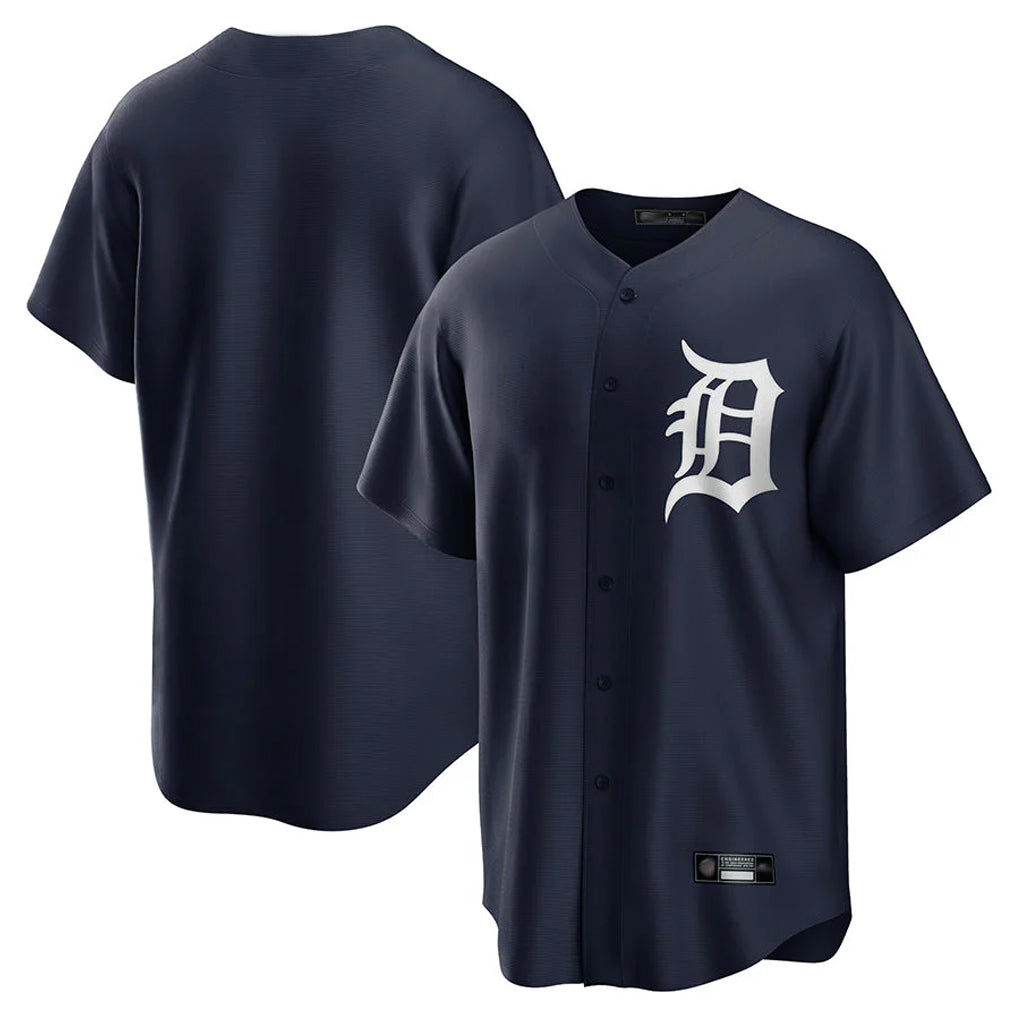 My Store D.Tigers ## Tigers Blank Player Navy Game Home Stitched Jerseys
