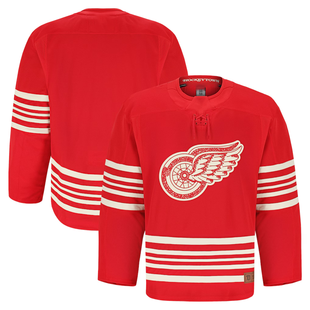 My Store DR.Wings Red Centennial Authentic Pro Jersey