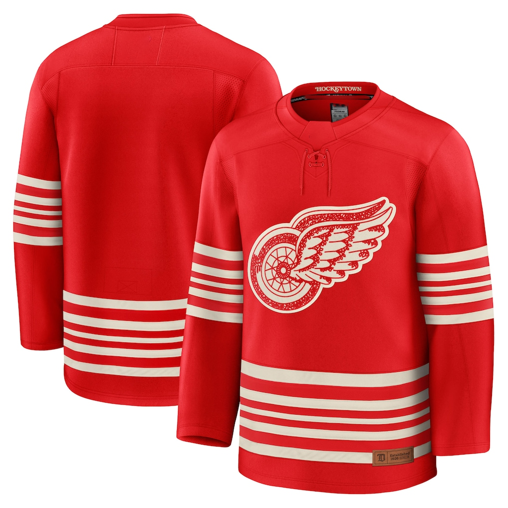 My Store DR.Wings Red Centennial Premium Jerseys