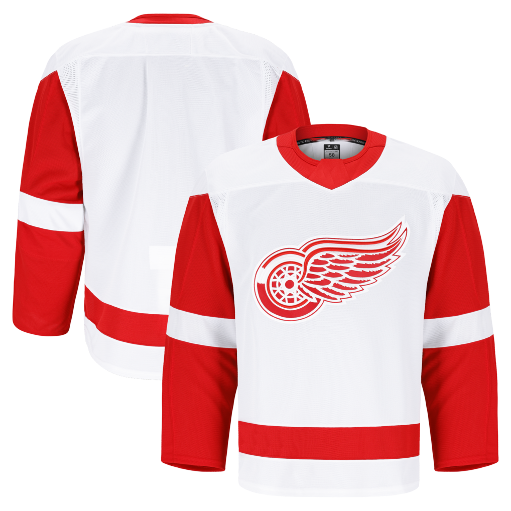 My Store DR.Wings White Away Authentic Pro Jerseys