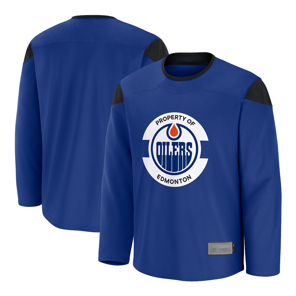 My Store E.Oilers Royal Practice Jerseys