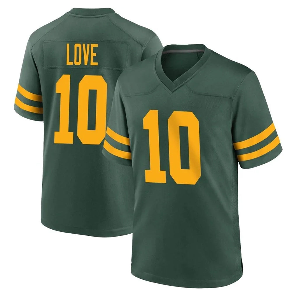 My Store GB.Packers #10 Jordan Love Player Green Alternate Home Game Stitched Jerseys