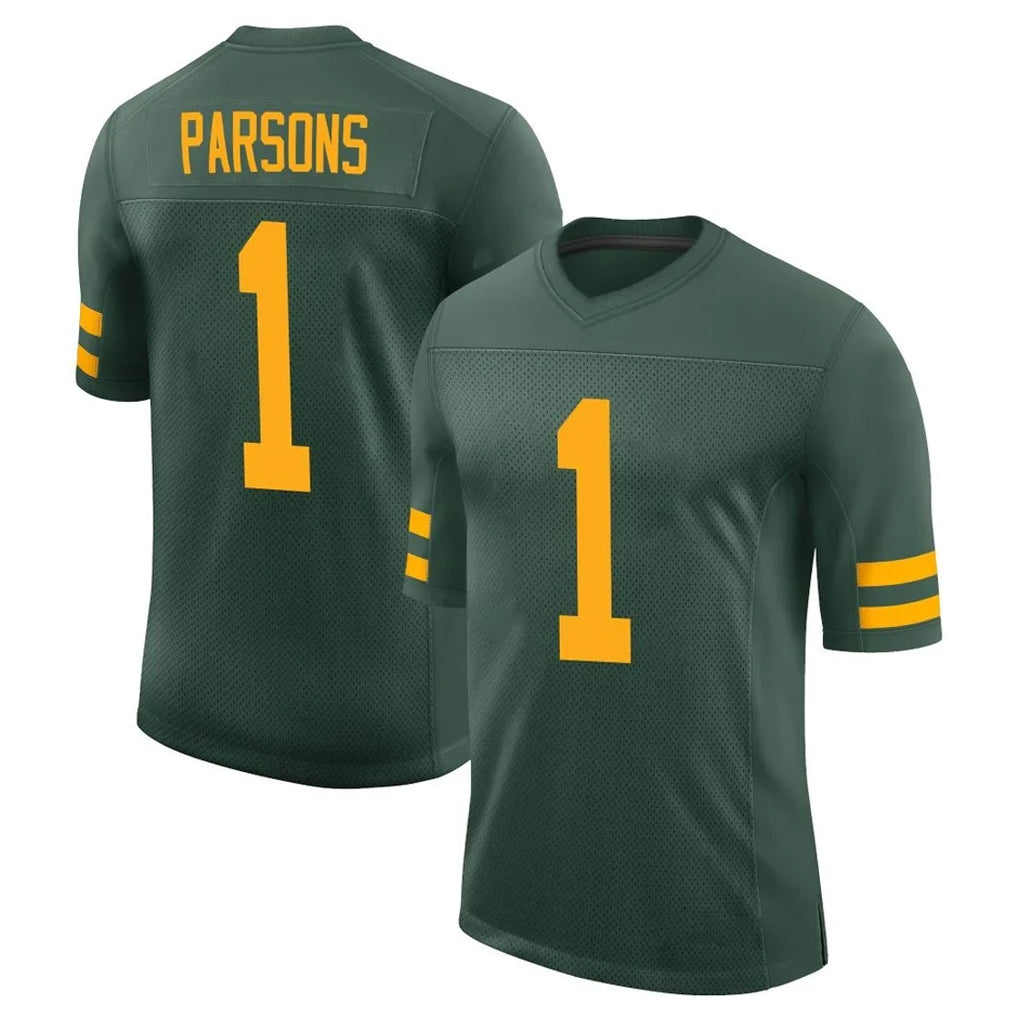 My Store GB.Packers #1 Micah Parsons Player Green Alternate Vapor Home Game Stitched Jerseys