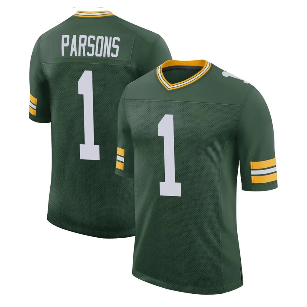My Store GB.Packers #1 Micah Parsons Player Green Limited Classic Home Game Stitched Jerseys