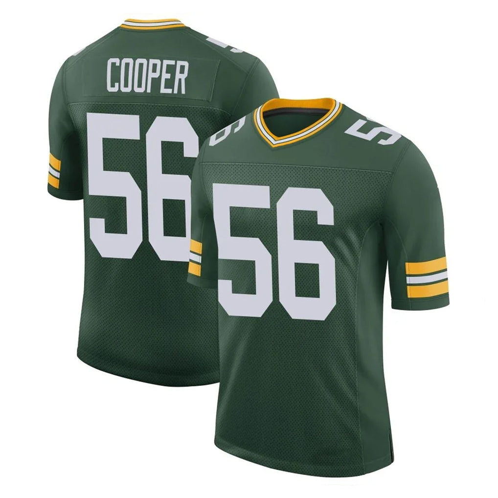 My Store GB.Packers #56 Edgerrin Cooper Player Green Limited Classic Home Game Stitched Jerseys