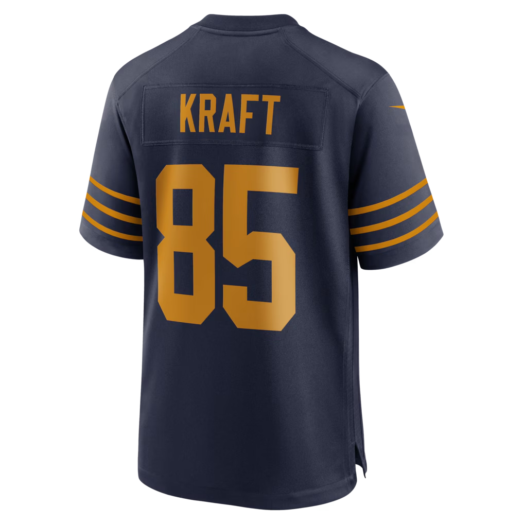 My Store GB.Packers #85 Tucker Kraft Navy Alternate Game Stitched Jerseys