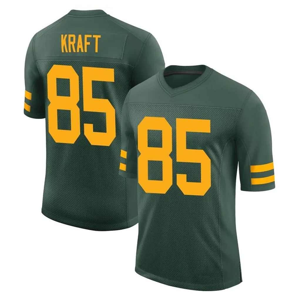 My Store GB.Packers #85 Tucker Kraft Player Green Alternate Vapor Home Game Stitched Jerseys