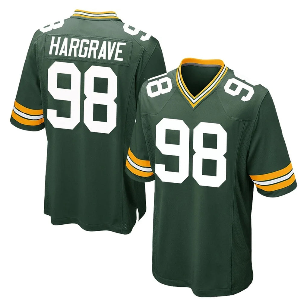 My StoreGB.Packers #98 Javon Hargrave Player Green Home Game Stitched Jerseys