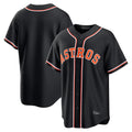 My Store H.Astros Black Fashion Out Home Game Blank Player Stitched Jerseys