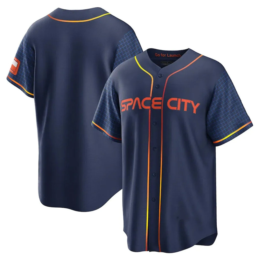 My Store H.Astros Navy City Connect Home Game Blank Player Stitched Jerseys