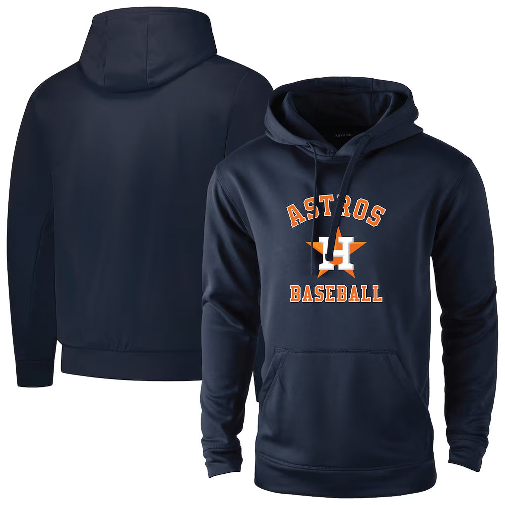 My Store H.Astros Navy Pullover Hoodie Blank Player Stitched Jerseys