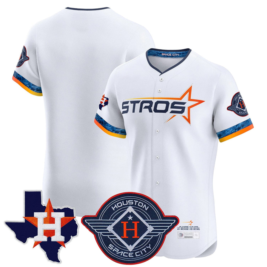 My Store H.Astros White City Connect Texas Patch Vapor Premier Blank Player Limited Elite Home Stitched Jerseys