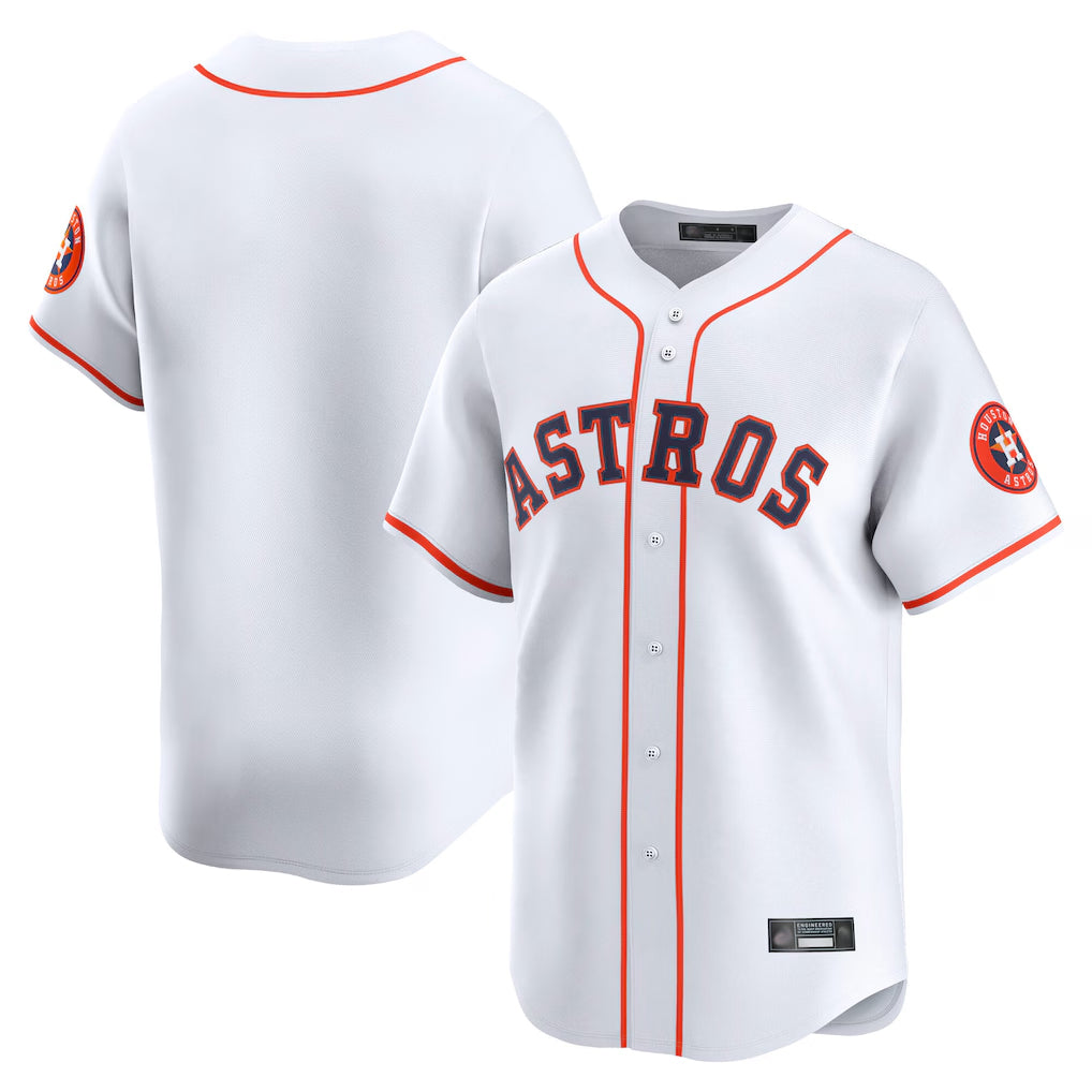 My Store H.Astros White Home Limited Blank Player Stitched Jerseys