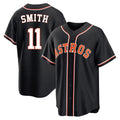 My Store H.Astros #11 Cam Smith Player Black Fashion Out Home Game Stitched Jerseys