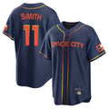 My Store H.Astros #11 Cam Smith Player Navy City Connect Home Game Stitched Jerseys