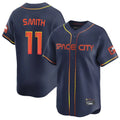 My Store H.Astros #11 Cam Smith Player Navy City Connect Home Limited Stitched Jerseys