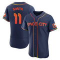 My Store H.Astros #11 Cam Smith Player Navy City Connect Limited Elite Home Stitched Jerseys
