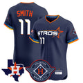 My Store H.Astros #11 Cam Smith Player Navy City Connect Texas Patch Vapor Premier Limited Elite Home Stitched Jerseys