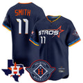 My Store H.Astros #11 Cam Smith Player Navy City Connect Texas Patch Vapor Premier Limited Home Stitched Jerseys
