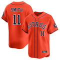 My Store H.Astros #11 Cam Smith Player Orange Home Limited Stitched Jerseys