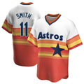 My Store H.Astros #11 Cam Smith Player Rainbow Cooperstown Collection T-shirt Stitched Jerseys
