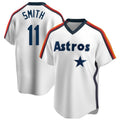 My Store H.Astros #11 Cam Smith Player White Cooperstown Collection T-shirt Stitched Jerseys