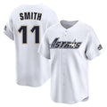 My Store H.Astros #11 Cam Smith Player White Throwback Cooperstown Collection Limited Stitched Jerseys