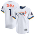 My Store H.Astros #1 Carlos Correa Player White City Connect Limited Home Stitched Jerseys