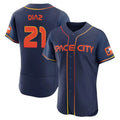 My Store H.Astros #21 Yainer Diaz Player Navy City Connect Limited Elite Home Stitched Jerseys