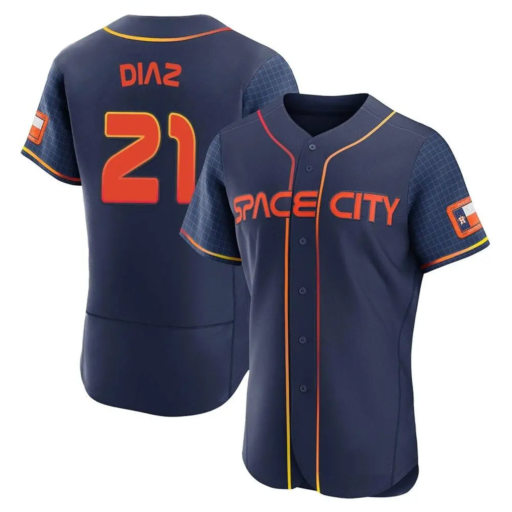 My Store H.Astros #21 Yainer Diaz Player Navy City Connect Limited Elite Home Stitched Jerseys