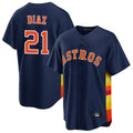 My Store H.Astros #21 Yainer Diaz Player Navy Home Game Stitched Jerseys