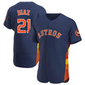 My Store H.Astros #21 Yainer Diaz Player Navy Home Limited Elite Stitched Jerseys